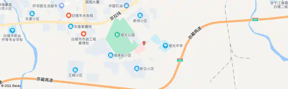 白银银光医院_公交站地图_白银公交_妙搜公交查询2025