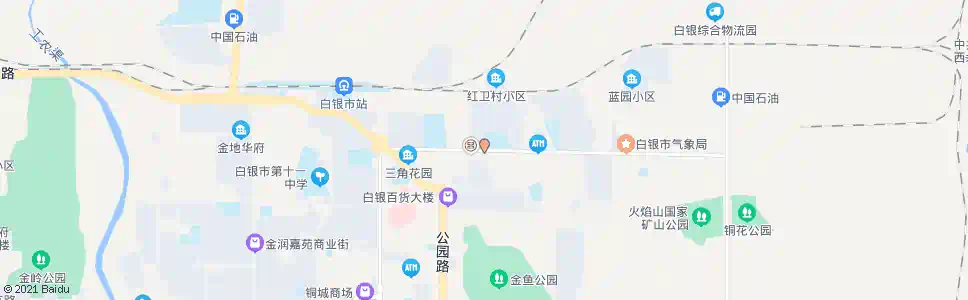 白银区一校_公交站地图_白银公交_妙搜公交查询2025