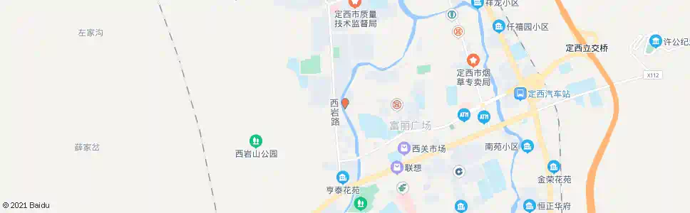 定西西岩桥东_公交站地图_定西公交_妙搜公交查询2025