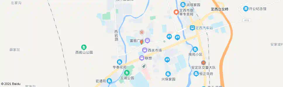 定西卫校北口_公交站地图_定西公交_妙搜公交查询2025