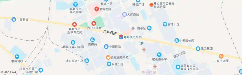 嘉峪关汽车站_公交站地图_嘉峪关公交_妙搜公交查询2025