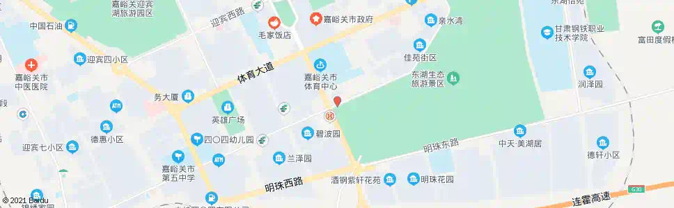 嘉峪关步行街西门_公交站地图_嘉峪关公交_妙搜公交查询2025