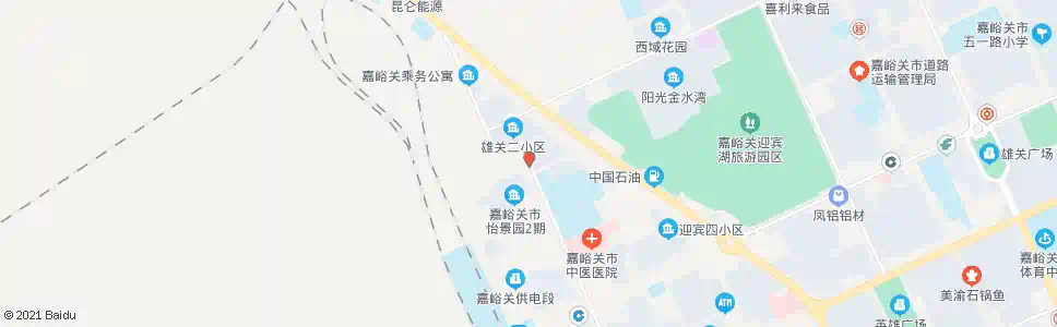嘉峪关雄关五小区_公交站地图_嘉峪关公交_妙搜公交查询2025