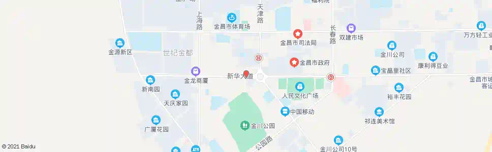 金昌盘旋路_公交站地图_金昌公交_妙搜公交查询2025