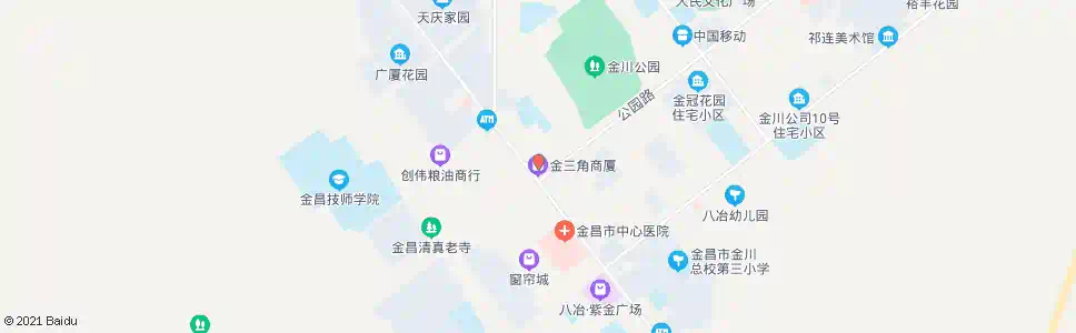 金昌金三角_公交站地图_金昌公交_妙搜公交查询2025