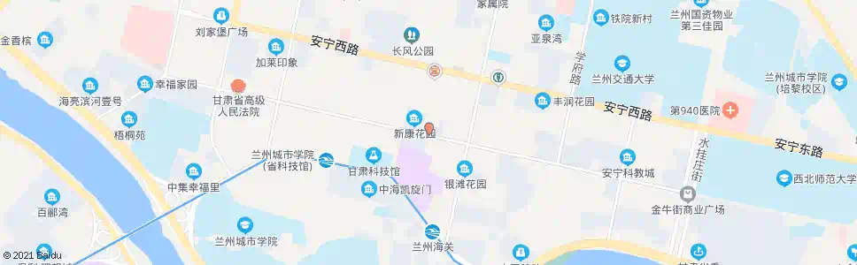 兰州安宁区检察院_公交站地图_兰州公交_妙搜公交查询2025