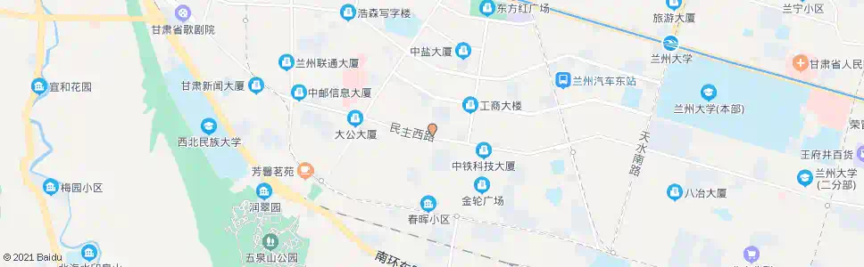 兰州时代灯饰城_公交站地图_兰州公交_妙搜公交查询2025