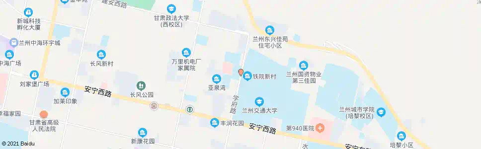 兰州学府路_公交站地图_兰州公交_妙搜公交查询2025