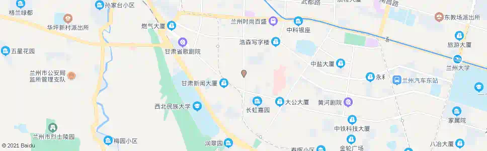 兰州中山林_公交站地图_兰州公交_妙搜公交查询2025