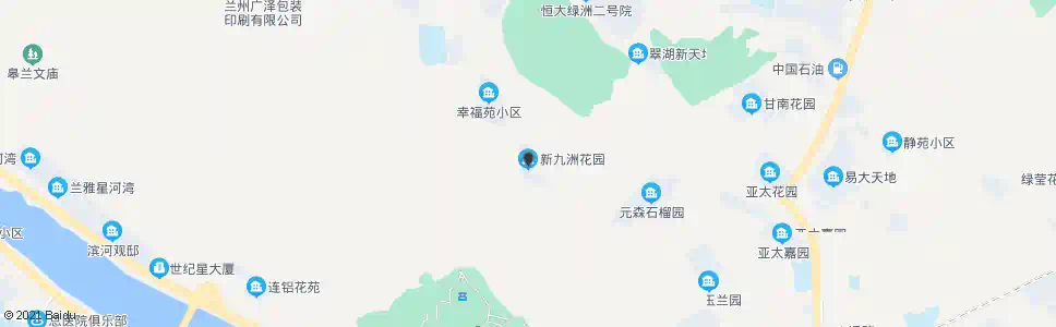 兰州新九洲花园_公交站地图_兰州公交_妙搜公交查询2025