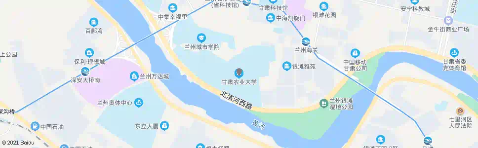 兰州农行干校_公交站地图_兰州公交_妙搜公交查询2025