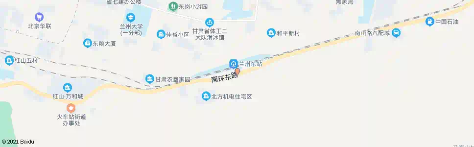 兰州焦家湾南路_公交站地图_兰州公交_妙搜公交查询2025