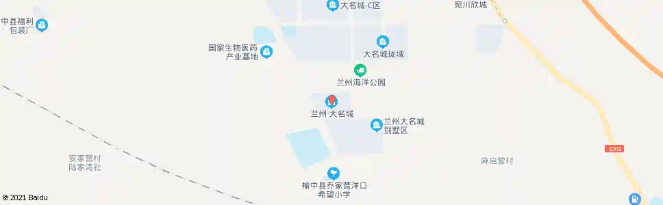 兰州大名城_公交站地图_兰州公交_妙搜公交查询2025