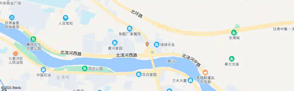 兰州七里河黄河桥北站_公交站地图_兰州公交_妙搜公交查询2025