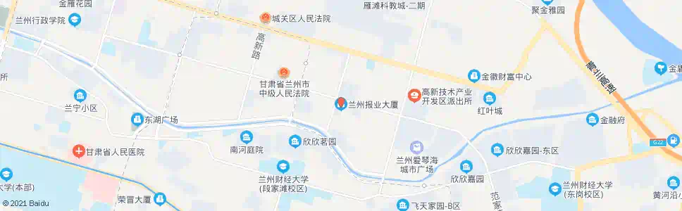 兰州兰州报业大厦_公交站地图_兰州公交_妙搜公交查询2025