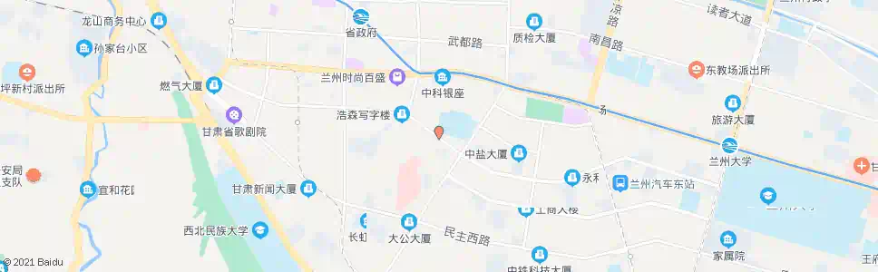 兰州枣林南路什字_公交站地图_兰州公交_妙搜公交查询2025