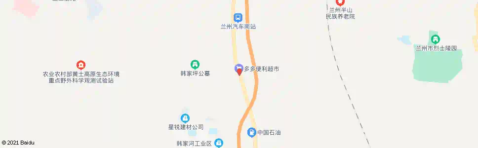 兰州韩家河_公交站地图_兰州公交_妙搜公交查询2025