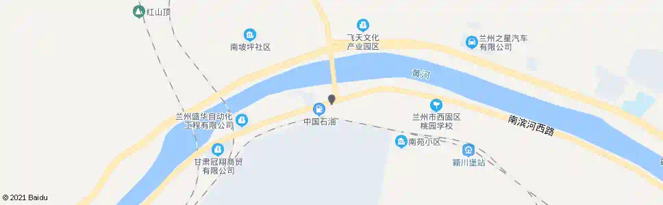 兰州西沙黄河桥南_公交站地图_兰州公交_妙搜公交查询2025