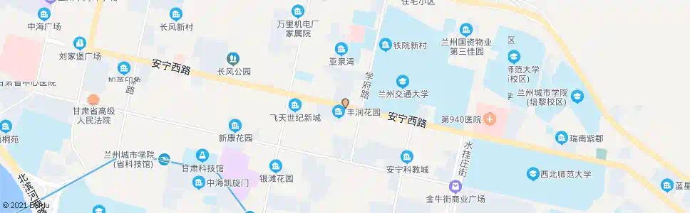 兰州安宁区政府_公交站地图_兰州公交_妙搜公交查询2025