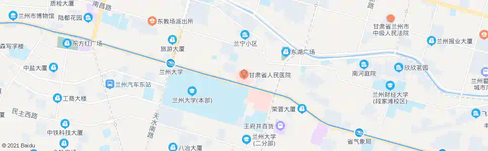 兰州省人民医院_公交站地图_兰州公交_妙搜公交查询2025