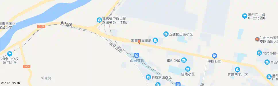 兰州化工街_公交站地图_兰州公交_妙搜公交查询2025