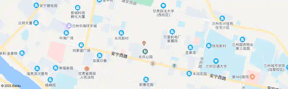 兰州长风公园_公交站地图_兰州公交_妙搜公交查询2025