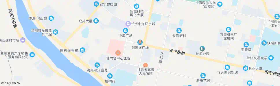 兰州刘家堡广场_公交站地图_兰州公交_妙搜公交查询2025
