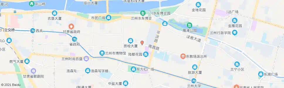 兰州南昌路什字_公交站地图_兰州公交_妙搜公交查询2025