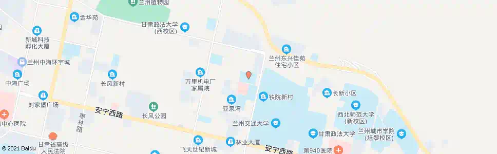 兰州兰州五十七中_公交站地图_兰州公交_妙搜公交查询2025