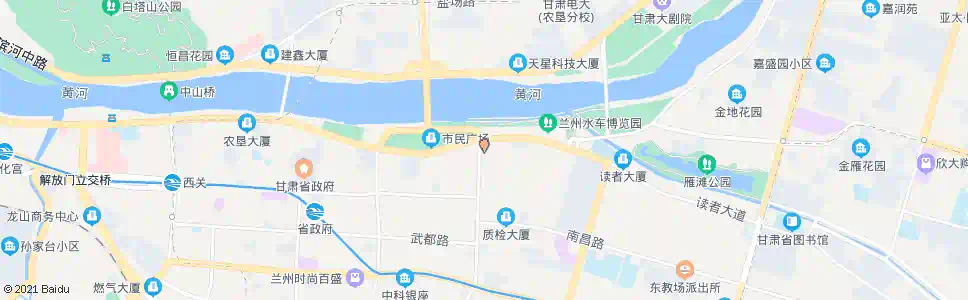 兰州金昌路北口_公交站地图_兰州公交_妙搜公交查询2025