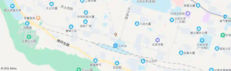 兰州时代灯饰城(铁路局)_公交站地图_兰州公交_妙搜公交查询2025