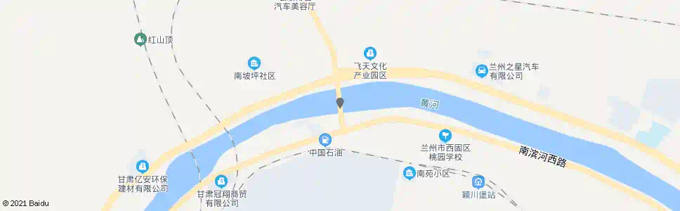 兰州西沙大桥_公交站地图_兰州公交_妙搜公交查询2025