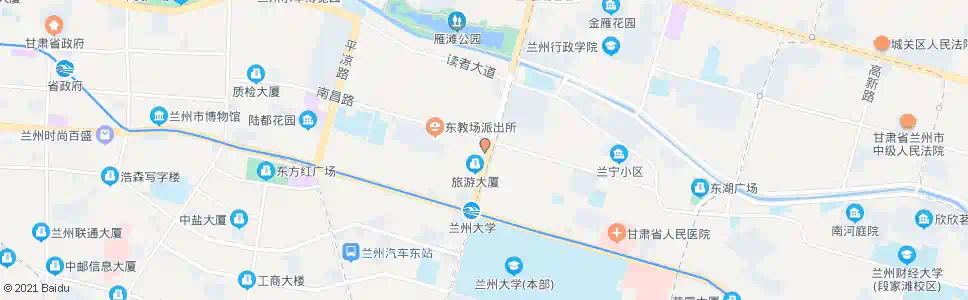 兰州南昌路十字_公交站地图_兰州公交_妙搜公交查询2025