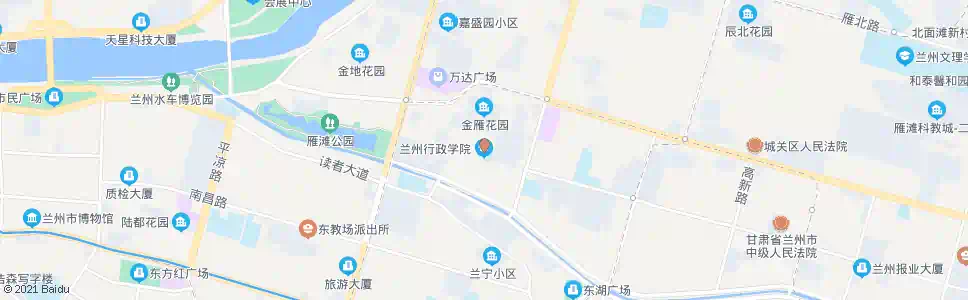 兰州行政学院_公交站地图_兰州公交_妙搜公交查询2025