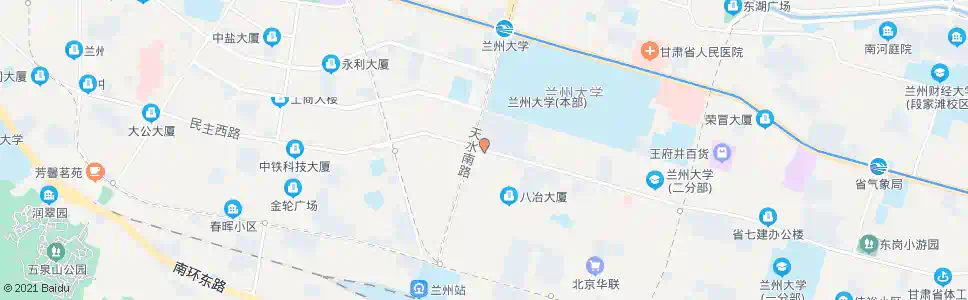兰州天水路十字_公交站地图_兰州公交_妙搜公交查询2025