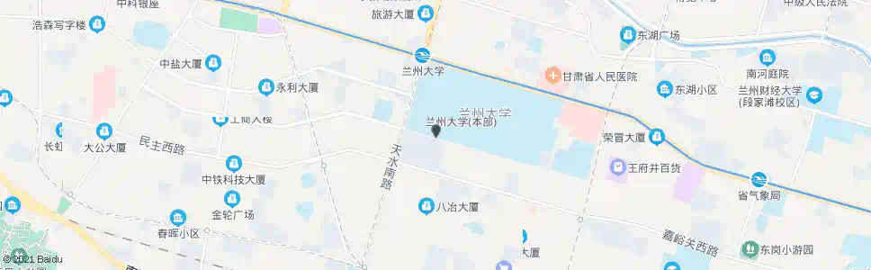 兰州兰州大学(盘旋路南口)_公交站地图_兰州公交_妙搜公交查询2025