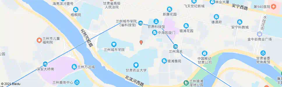 兰州农大北门_公交站地图_兰州公交_妙搜公交查询2025