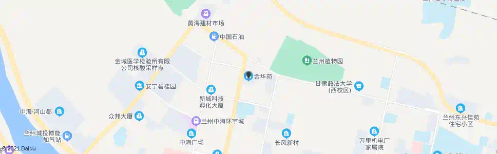 兰州金华苑小区_公交站地图_兰州公交_妙搜公交查询2025