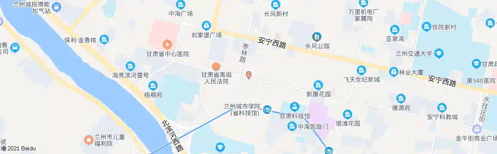 兰州枣林南路十字_公交站地图_兰州公交_妙搜公交查询2025