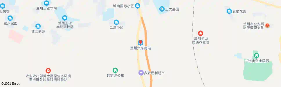 兰州汽车南站_公交站地图_兰州公交_妙搜公交查询2025