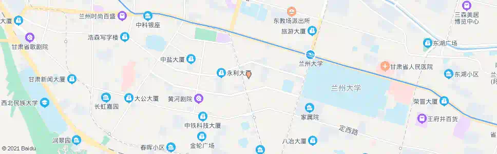 兰州东岗桥东_公交站地图_兰州公交_妙搜公交查询2025