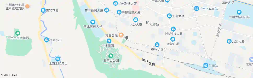 兰州五泉广场_公交站地图_兰州公交_妙搜公交查询2025