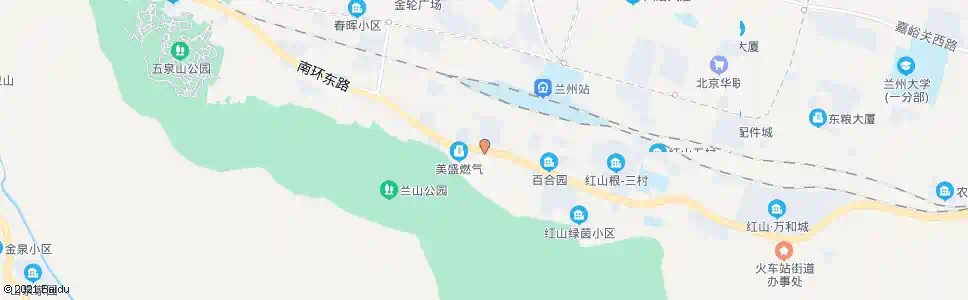 兰州红山幼儿园_公交站地图_兰州公交_妙搜公交查询2025