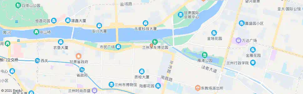兰州绿色公园_公交站地图_兰州公交_妙搜公交查询2025