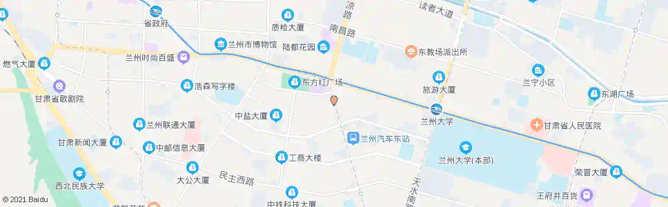 兰州广场东口_公交站地图_兰州公交_妙搜公交查询2025