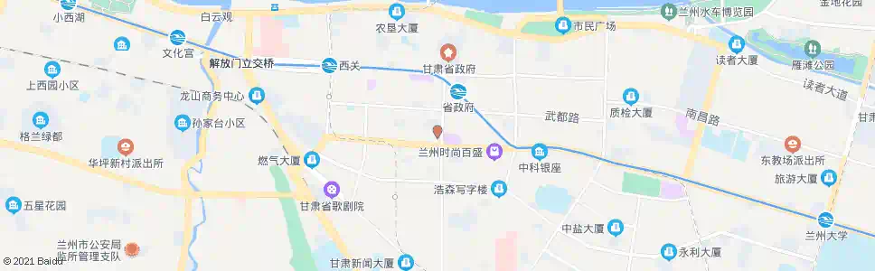兰州南关十字_公交站地图_兰州公交_妙搜公交查询2025