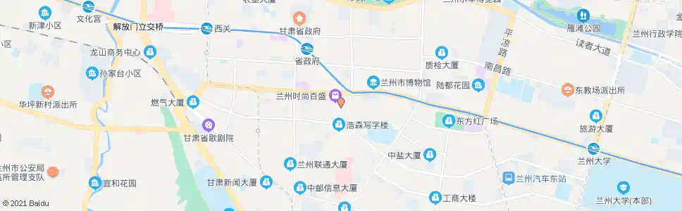 兰州中街子_公交站地图_兰州公交_妙搜公交查询2025