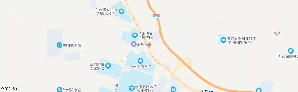 兰州和平镇十字_公交站地图_兰州公交_妙搜公交查询2025