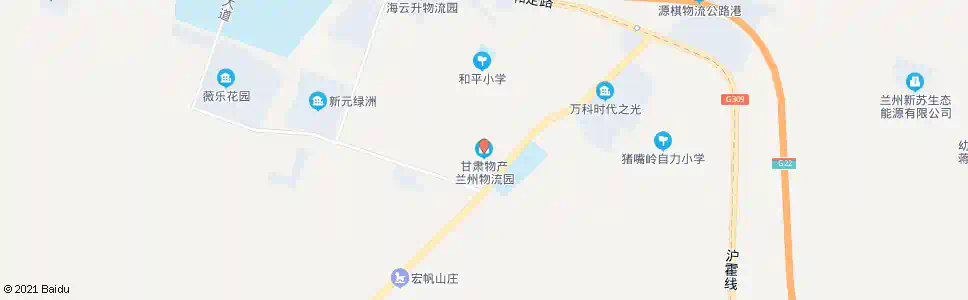 兰州天宏物流园_公交站地图_兰州公交_妙搜公交查询2025