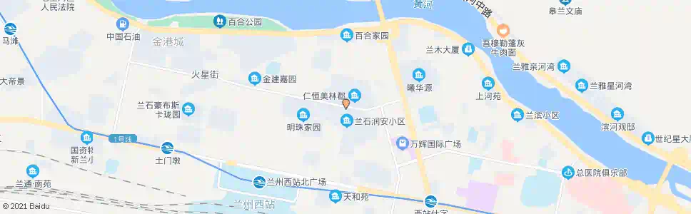 兰州火星街_公交站地图_兰州公交_妙搜公交查询2025